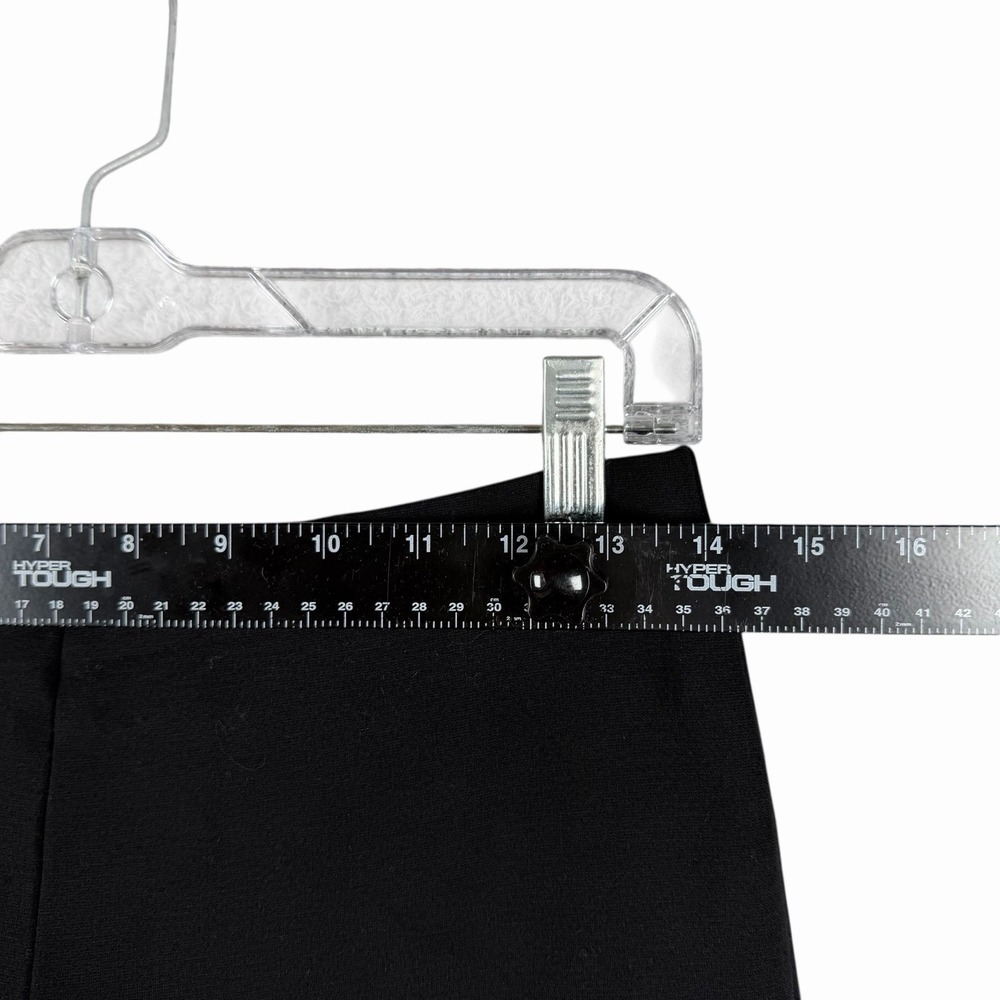 EILEEN FISHER Pants PP Petite Stretch Organic Cotton Slim Ankle Zip Twill Black - Picture 2 of 6